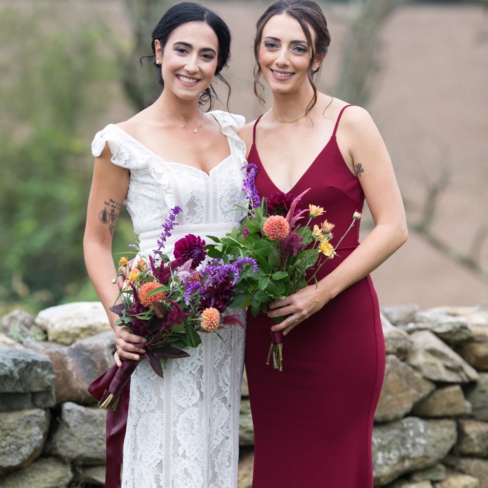 Lulus Infinite Glory Wine Red Maxi Dress